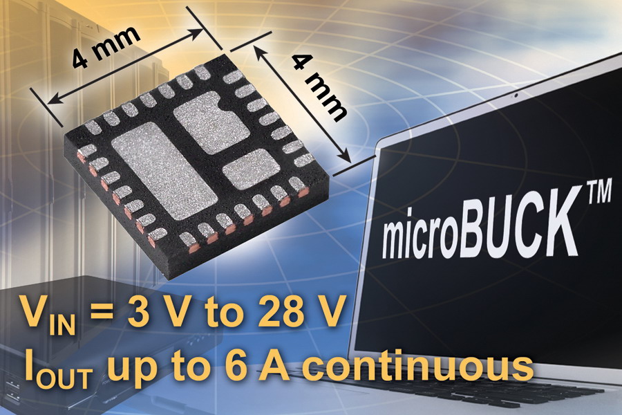 microBUCK系列集成同步降壓穩壓器中的新器件 --- SiC414