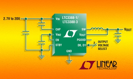 20V 高效率、低靜態電流同步降壓型 DC/DC 轉換器
