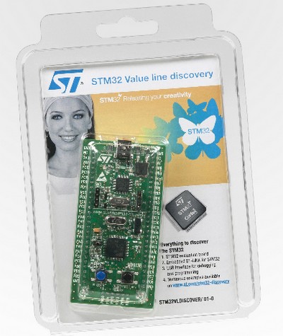 意法半導體（ST）推出STM32 Discovery Kit，為32位微控制器低成本開發工具樹立行業新標桿