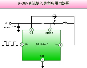 業界推出大功率遲滯型LED驅動芯片