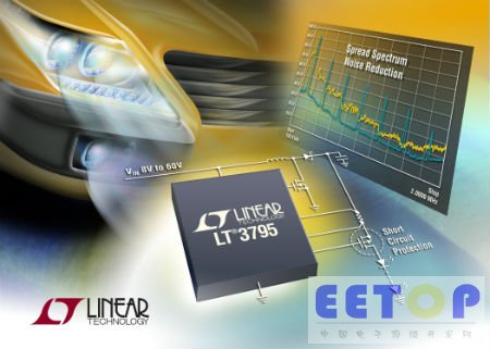 Linear 推出 110V、高壓側電流檢測 DC/DC 轉換器 LT3795