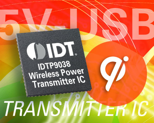 IDT 推出業界首款單芯片 5V 無線充電發送器解決方案