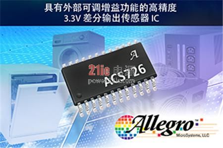 Allegro Microsystems, LLC 推出新型電位隔離電流傳感器 IC