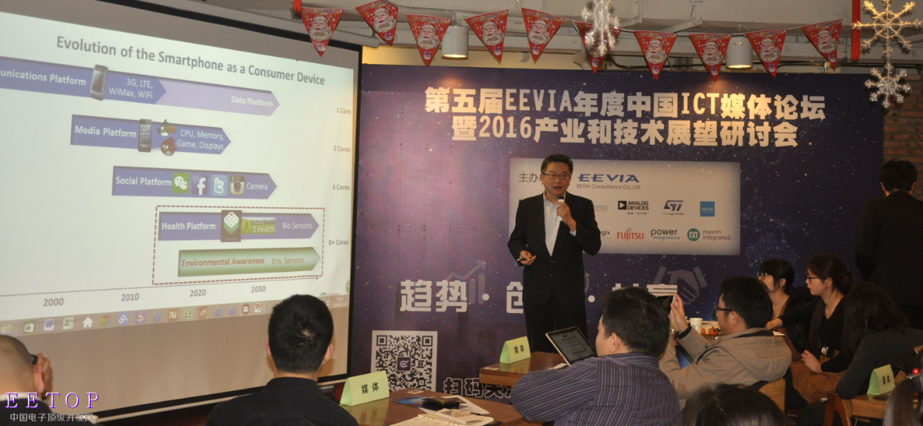 “下一波智能手機的創新方向：環境感知和個人健康管理平臺”