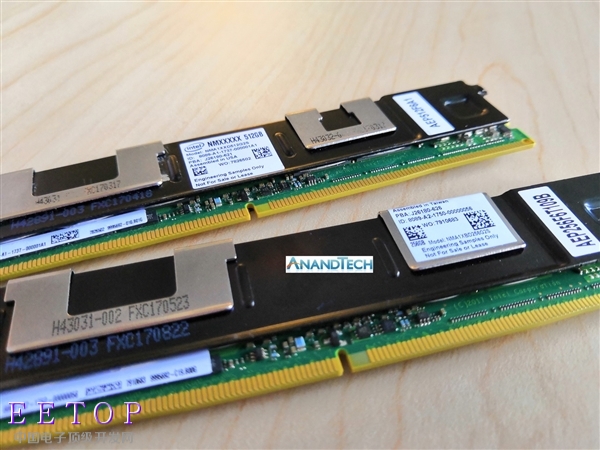 基于3D Xpoint技術！Intel發布傲騰DC非易失DDR4內存：最大512G